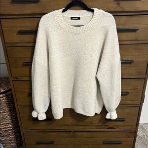 Soft Cream Crewneck Sweater